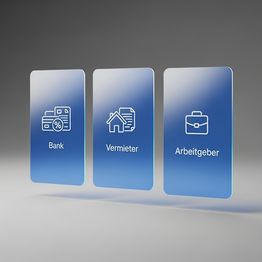 Bank, Vermieter und ARbeitgeber