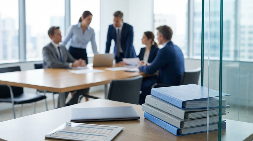 DUNS Nummer: Geschäftliche Verifikation und Unternehmensdaten in moderner Büroumgebung