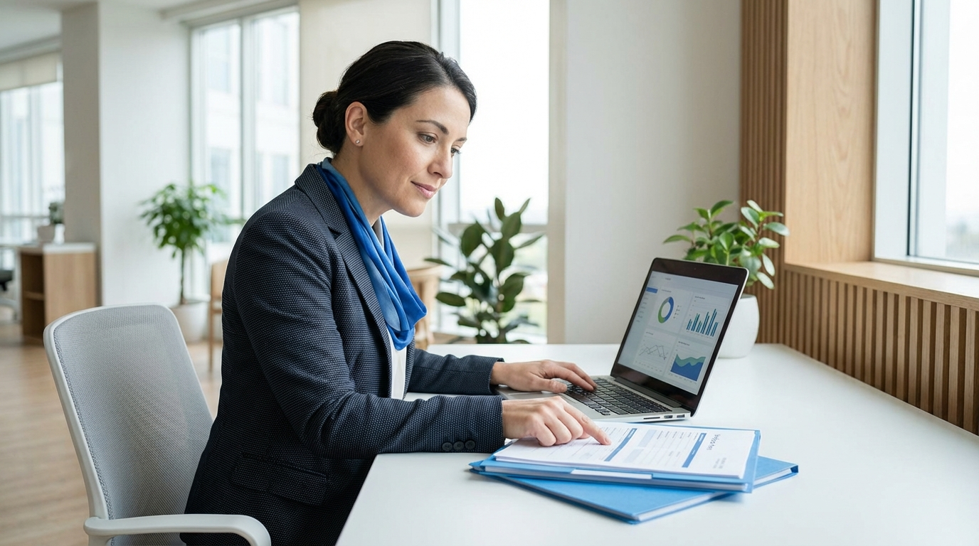 DUNS Nummer: Analyst prüft Unternehmensdaten und Geschäftspartnerinformationen