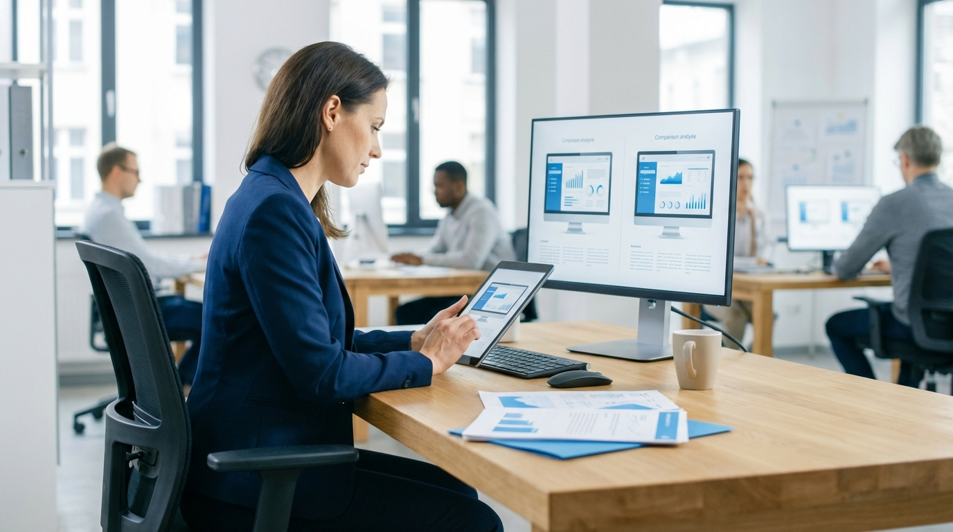 North Data Kosten: Entscheider vergleicht Recherchetools und Kostenstrukturen im Büro