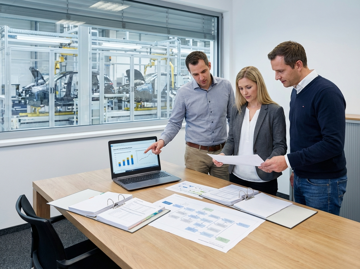 Automotive-Team prüft Lieferanten und Kunden vor Serienstart und hoher Vorleistung