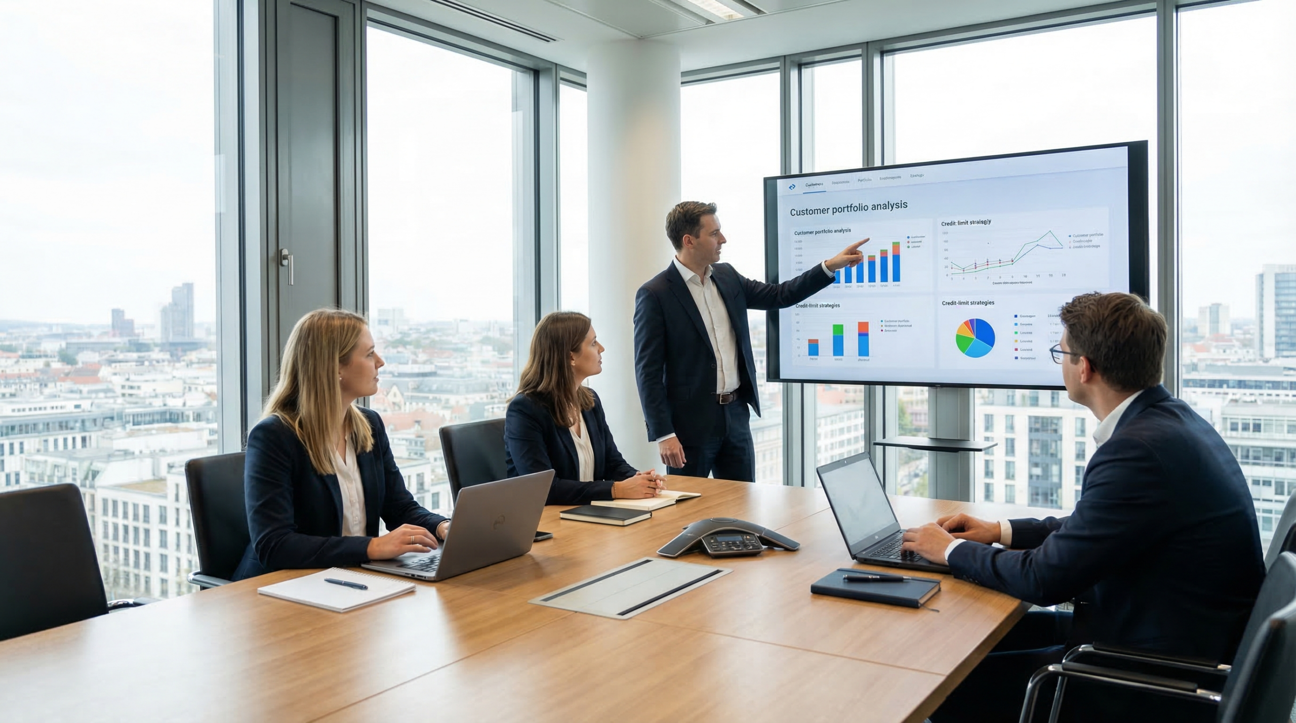 Analyse von Debitorenportfolio, Kreditlimits und Risikostrategie zur Coface Warenkreditversicherung