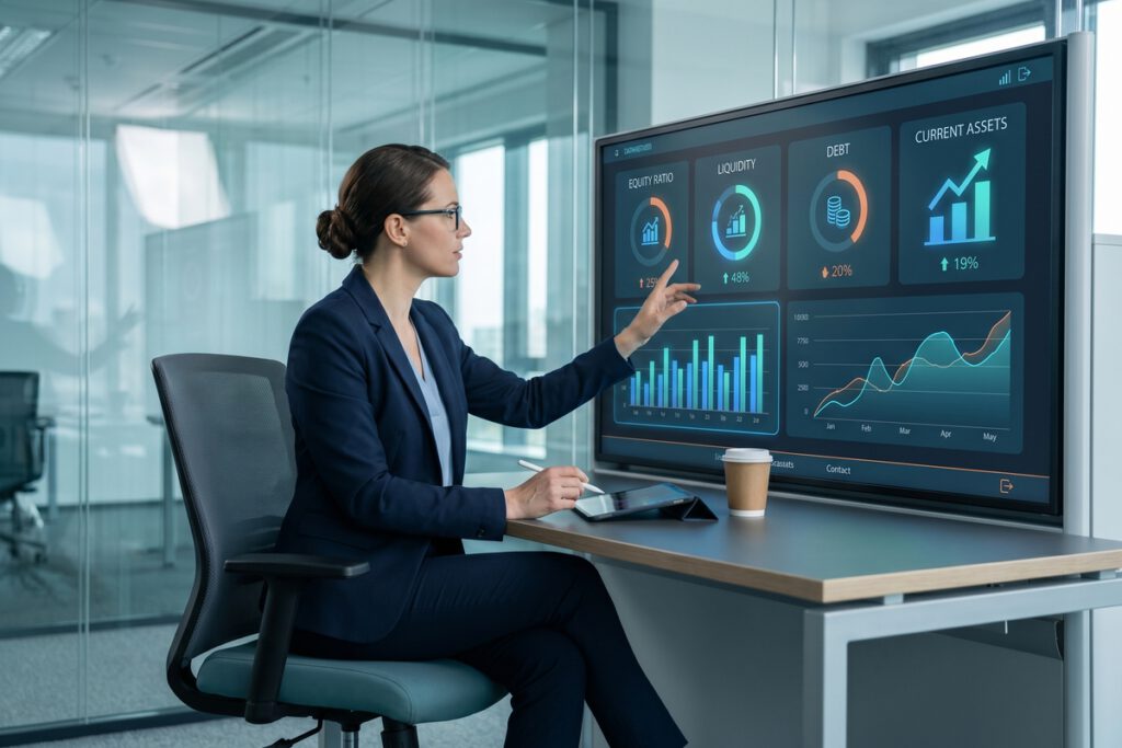 Bilanz richtig lesen mit Kennzahlen zu Eigenkapital, Liquidität und Verschuldung