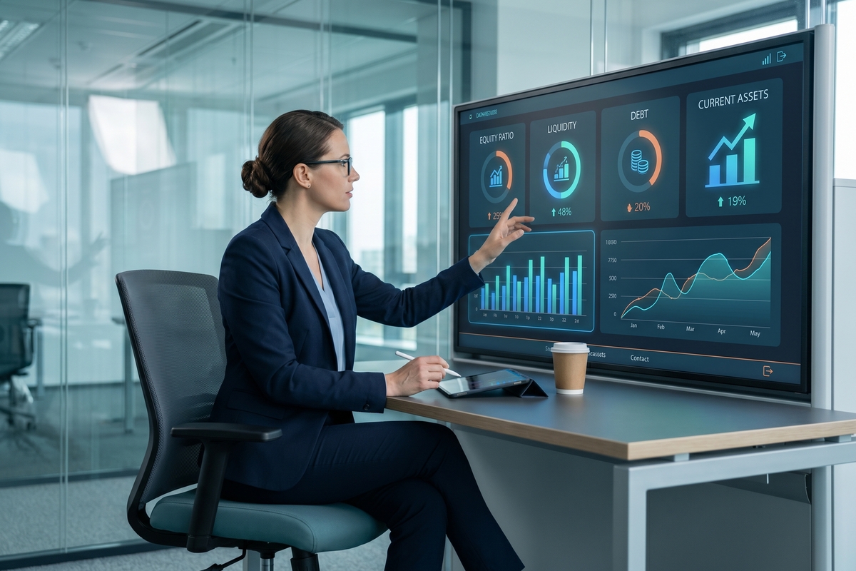 Bilanz richtig lesen mit Kennzahlen zu Eigenkapital, Liquidität und Verschuldung