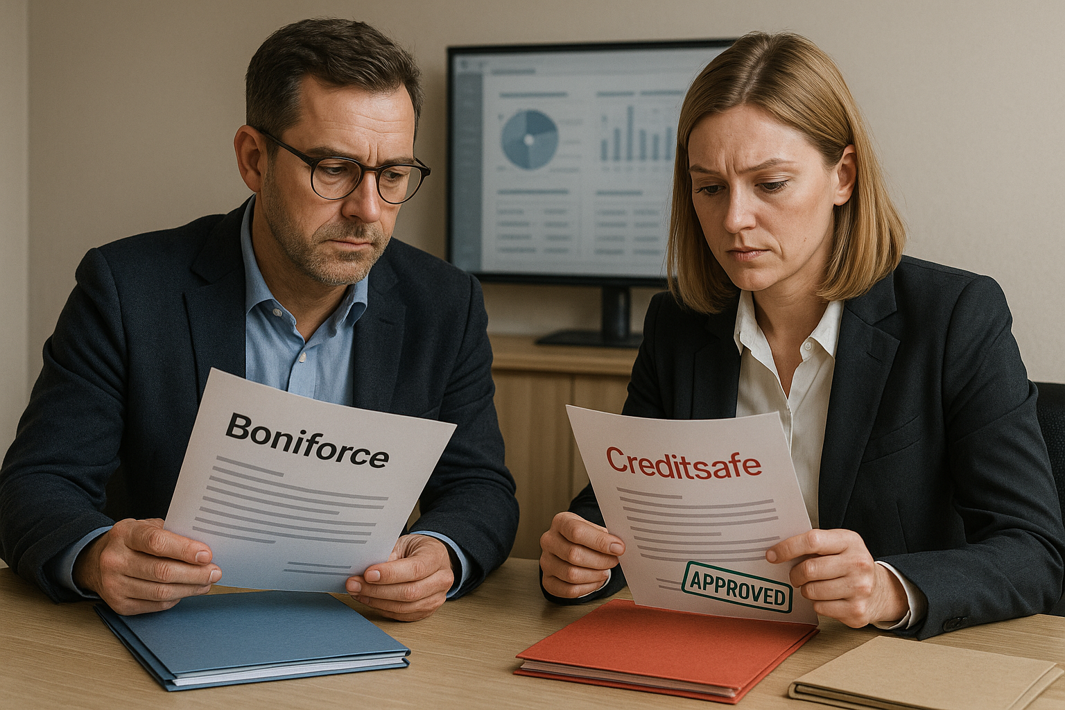 Boniforce B2B-Bonitätsprüfung mit Entscheidungsprozess im Unternehmen