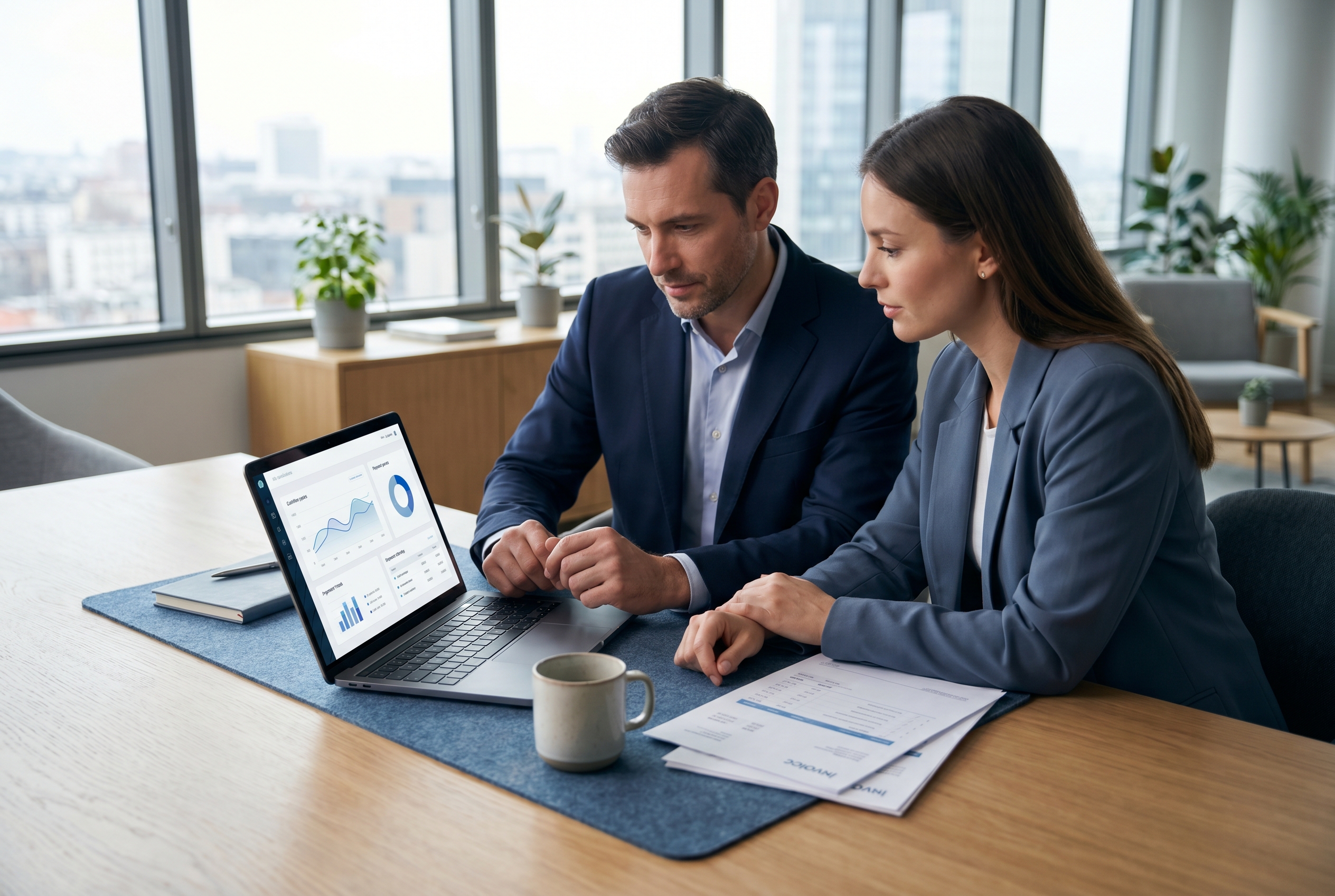 Bonität verbessern im B2B-Kontext mit Finance- und Operations-Team