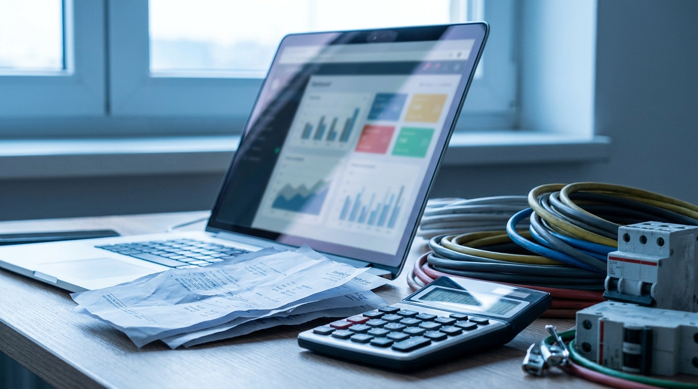 Bonitätsmonitoring für Elektrogroßhandel mit Rechnungen und Risikodaten