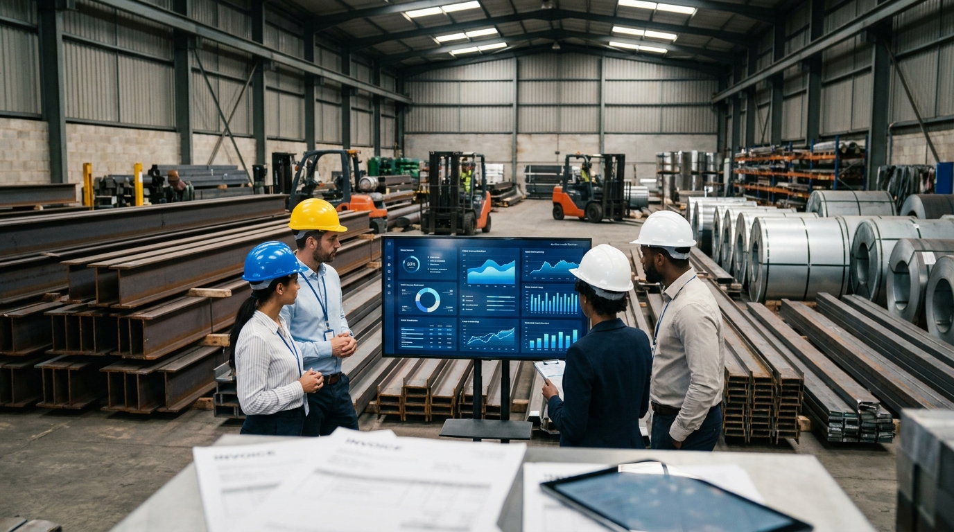 Bonitätsmonitoring im Metallhandel für offene Forderungen und Lieferfreigaben
