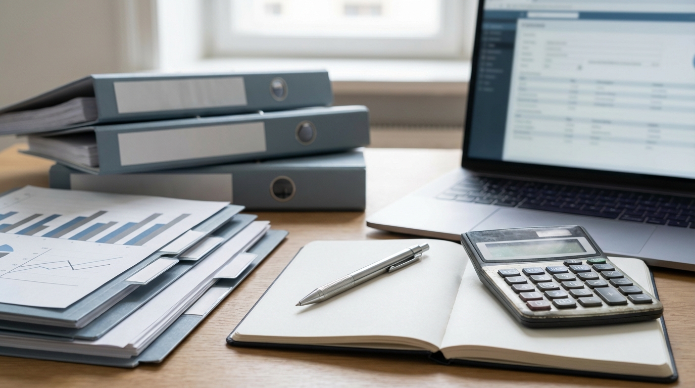 Unterlagen und Risikoakten für laufendes Bonitätsmonitoring von Unternehmen