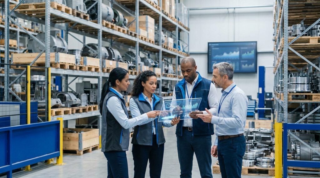 Bonitätsprüfung Industriegroßhandel mit Kreditentscheidung im Industriegroßhandel