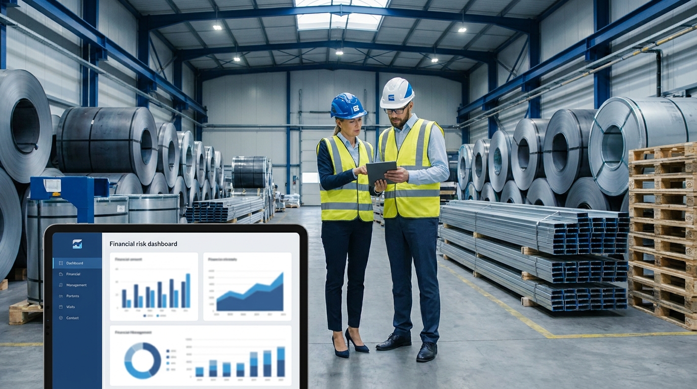 Bonitätsprüfung Metallhandel mit Stahlprofilen und Kreditentscheidung