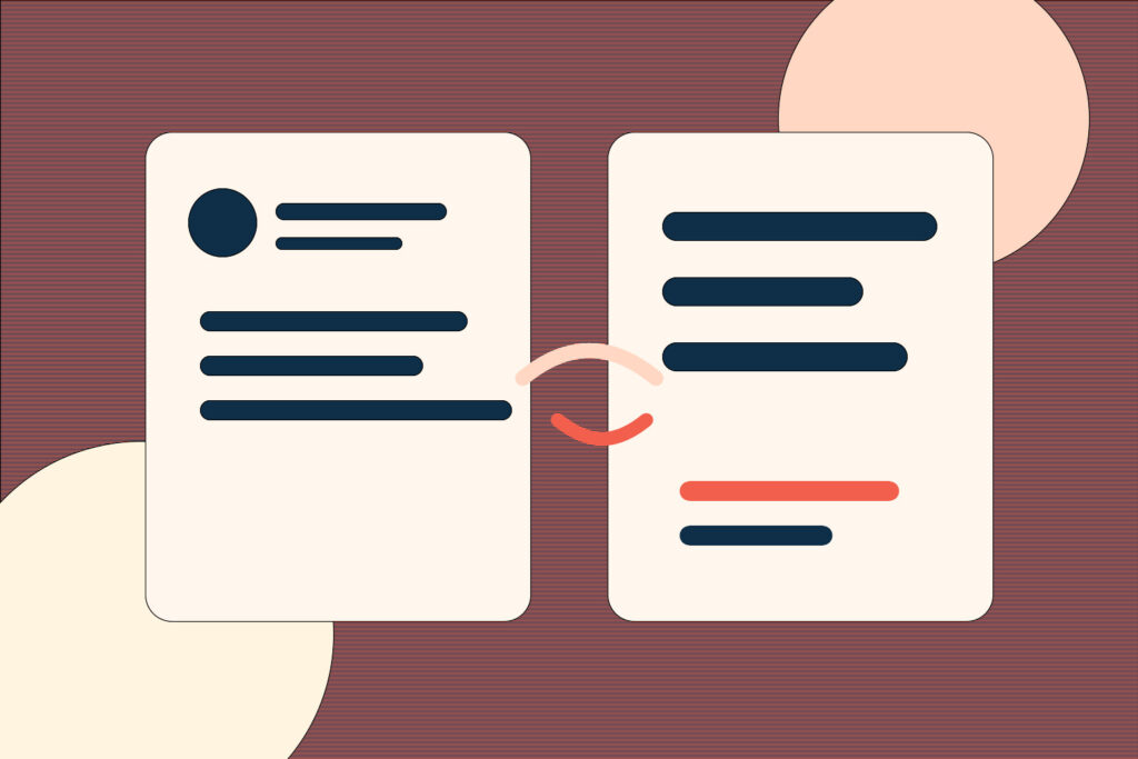 Bonitätsprüfung Personaldienstleister: Beraterin prüft Mandatsunterlagen im Büro