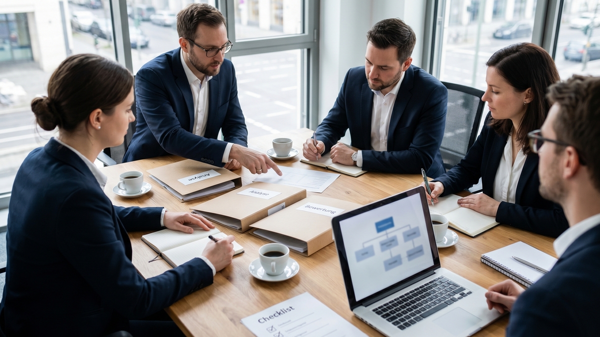 Struktur einer digitalen Prüfstrecke für Bonitätsdaten, Freigaben und Monitoring