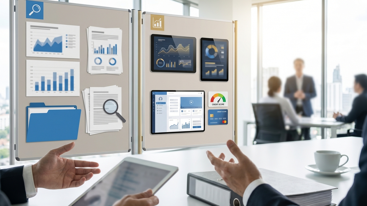 Vergleichsmatrix zu Unternehmensbonität, Scoring und Einsatzfeldern im B2B