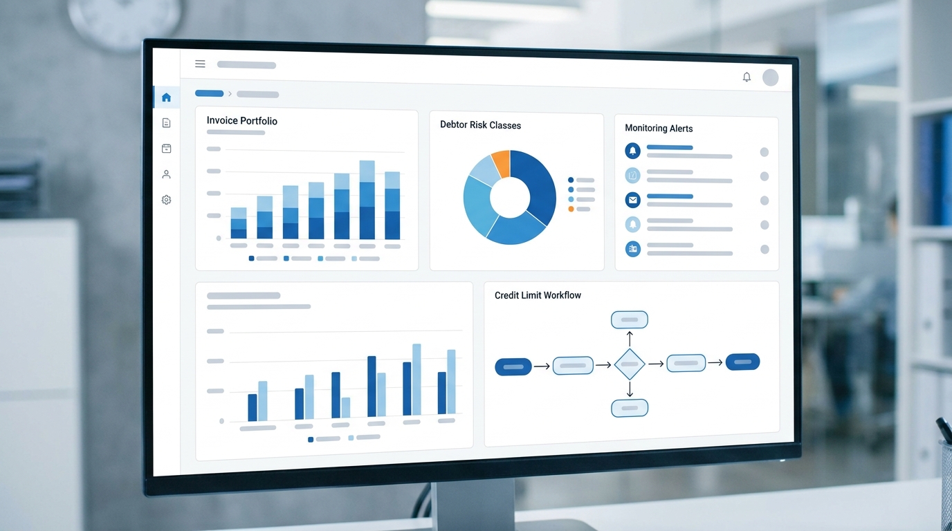 Debitorenmonitoring mit Kreditlimit, Warnsignal und automatisierter Freigabe