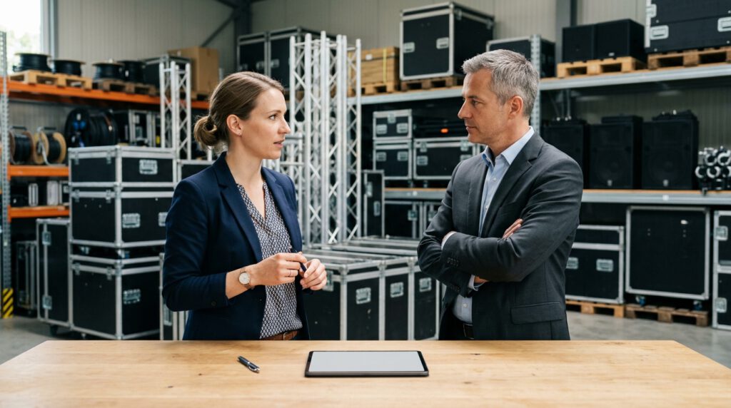 Bonitätsprüfung Eventtechnik für Projektgeschäft und B2B-Kunden