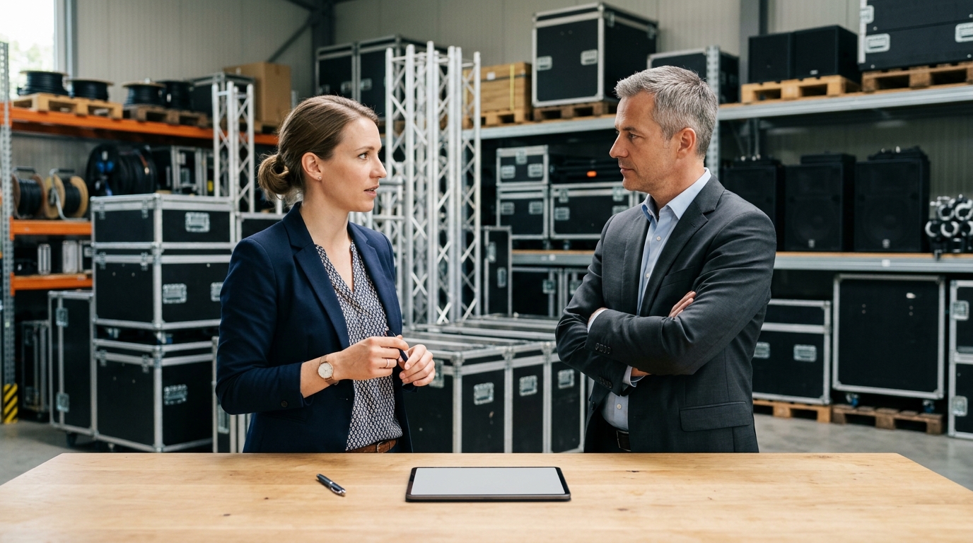 Bonitätsprüfung Eventtechnik für Projektgeschäft und B2B-Kunden