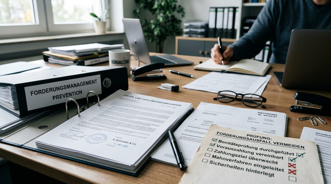 Rechnungsbelege und Prüfungsunterlagen – Forderungsausfall vermeiden durch Bonitätsprüfung