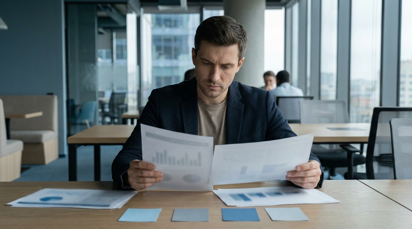 Kralicek Quicktest Analyse von vier Finanzkennzahlen im B2B-Kontext