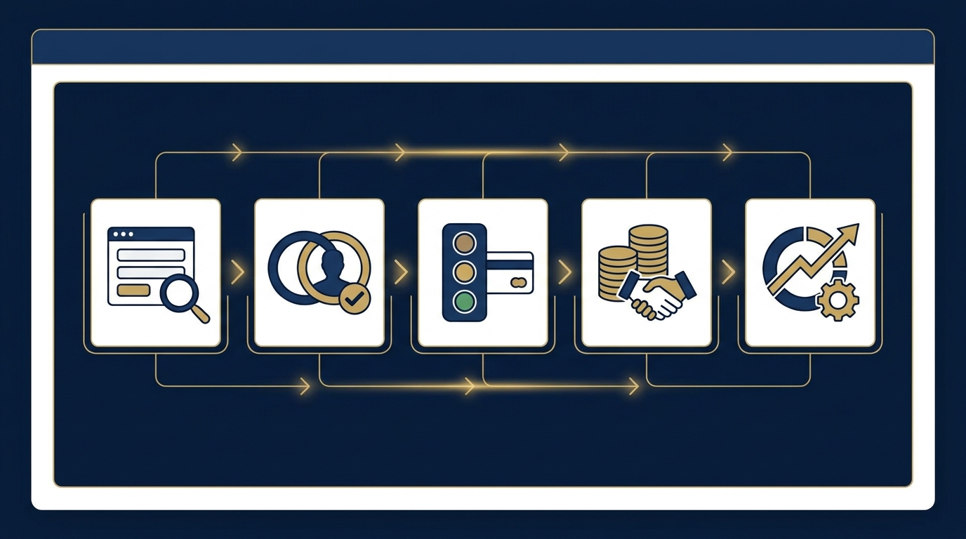 Neukundenprüfung Spedition Prozess von Auftrag bis Zahlungsmonitoring