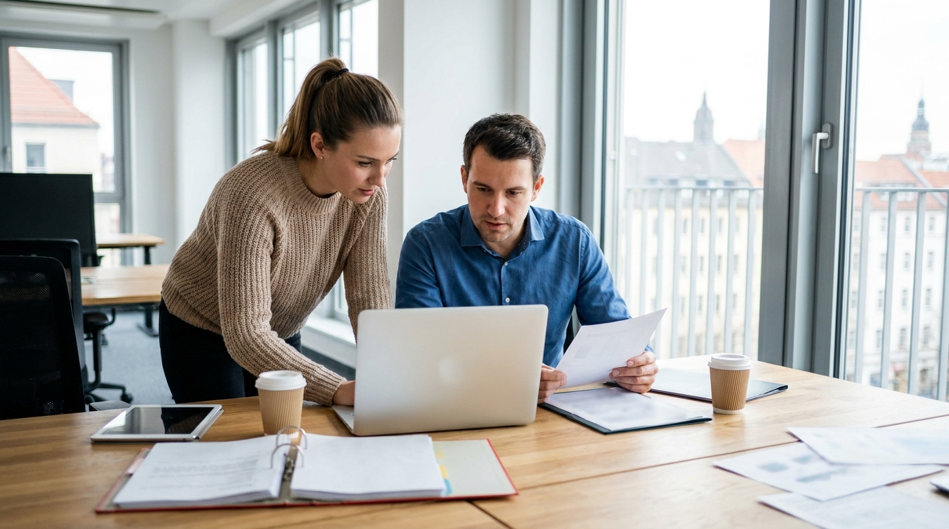 sevDesk API Workflow für Rechnungskauf und Bonitätsprüfung im Team