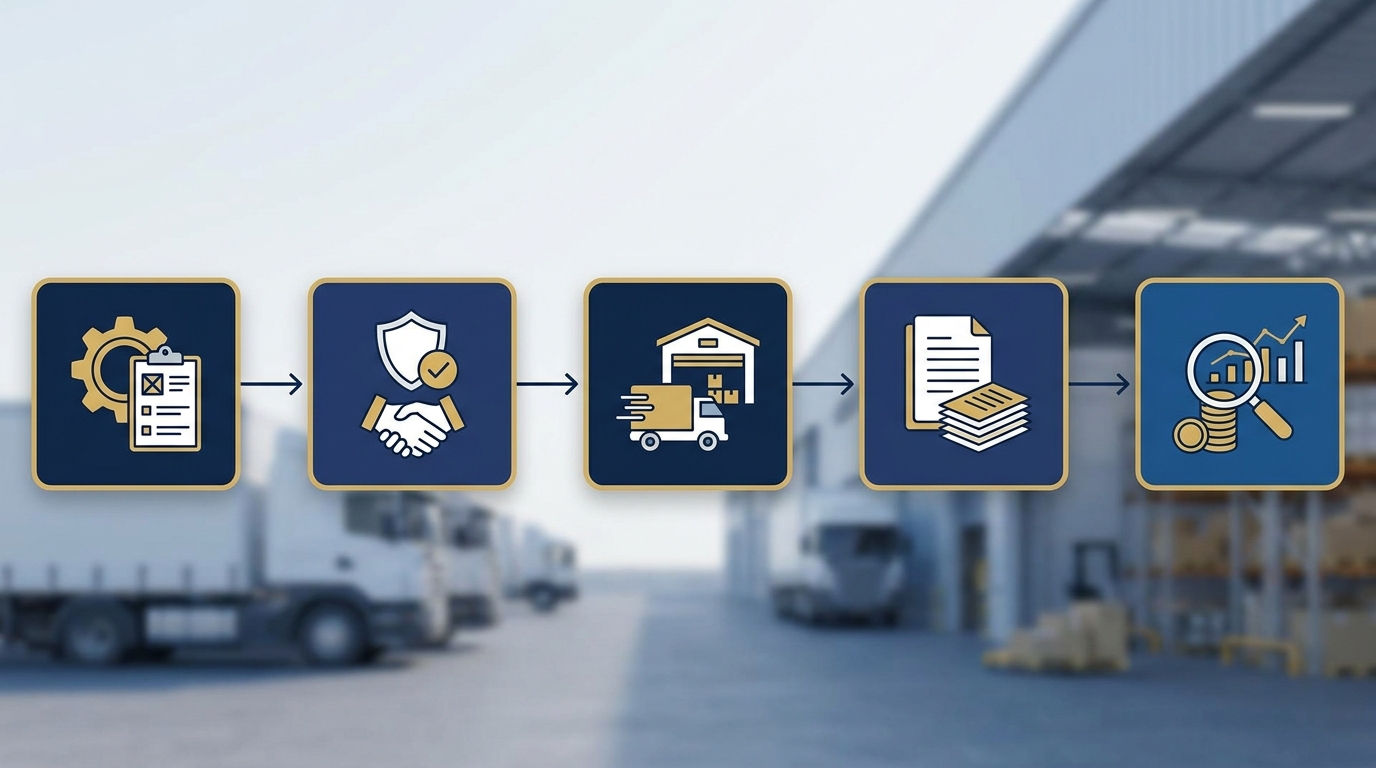 Zahlungsausfall Logistik vermeiden Prozess von Auftrag bis Zahlungsmonitoring