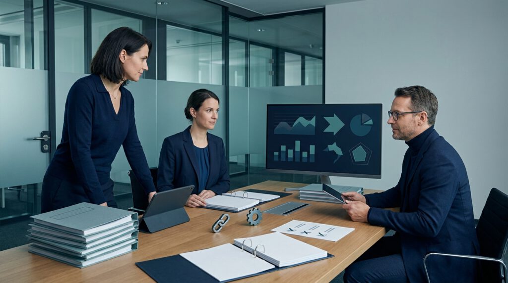 Firmencheck für B2B-Geschäftspartnerprüfung und Bonitätsrisiko