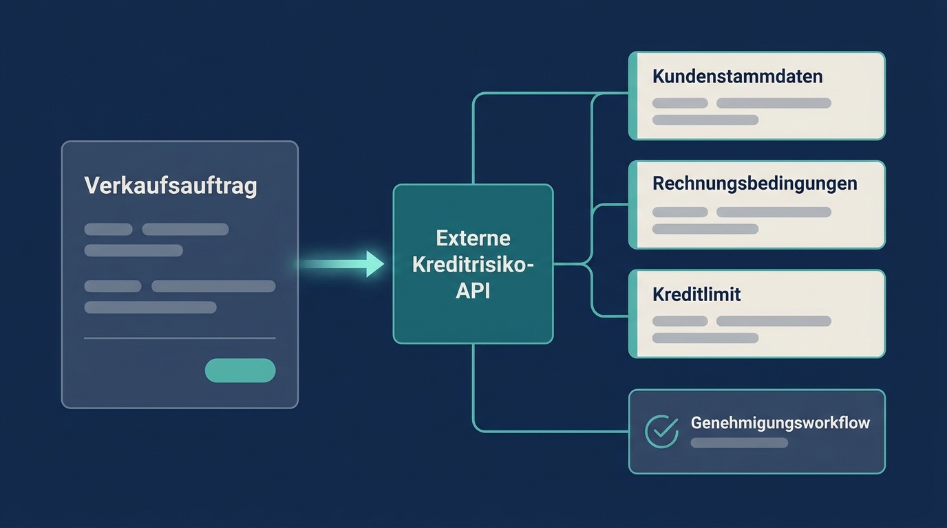 Odoo-Auftragsworkflow mit Bonitätsdaten und Kreditlimit