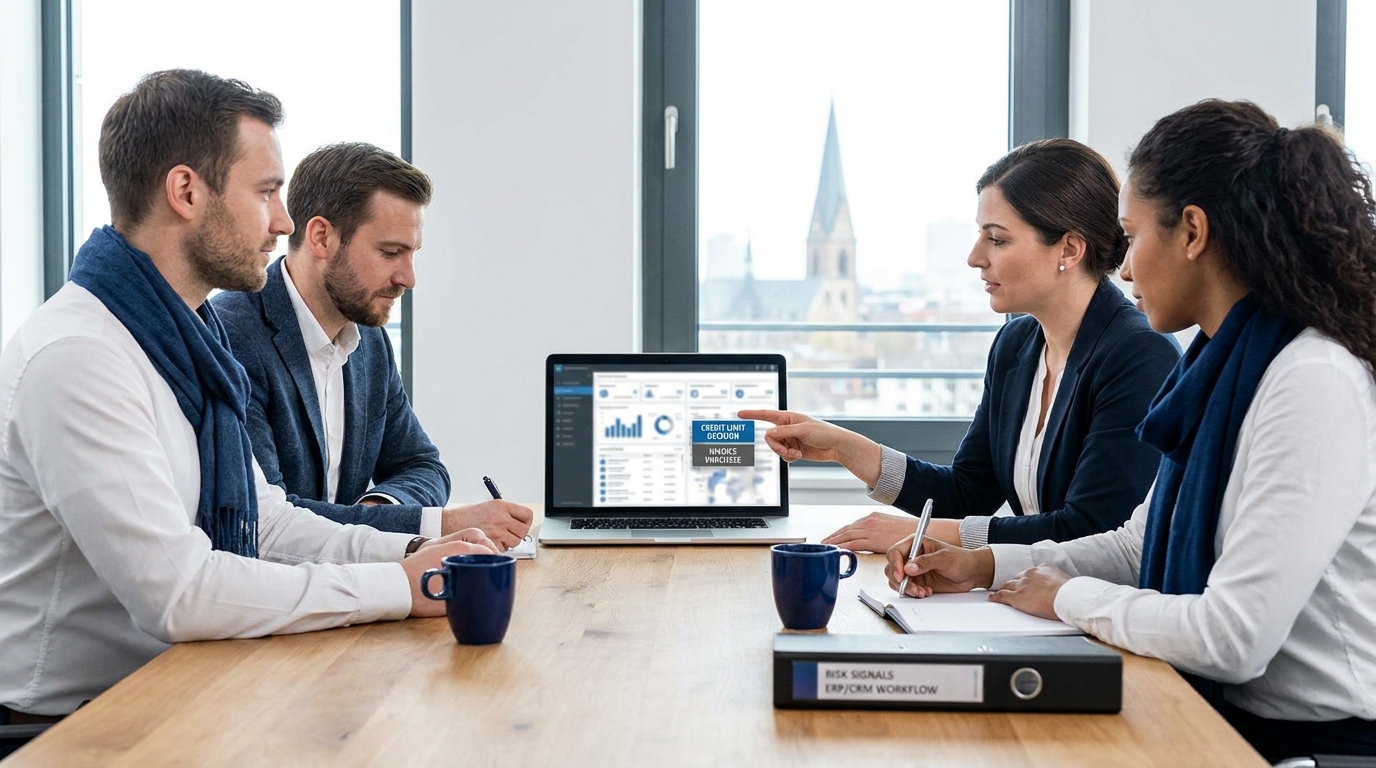 Was ist eine Auskunftei im B2B: Finance und Vertrieb prüfen Bonitätsauskunft, Kreditlimit und Rechnungskauf-Entscheidung